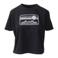 SKYLINE CROP TEE - Black / XXL