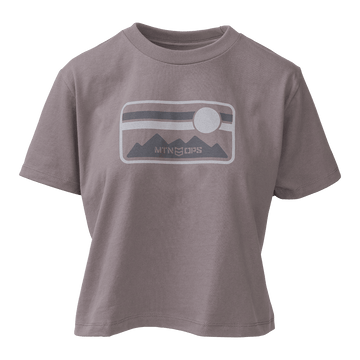 SKYLINE CROP TEE - Mauve / XXL