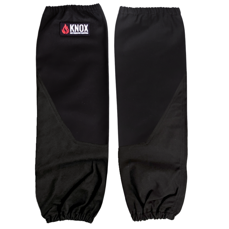 Load image into Gallery viewer, Knox Split Leather FR Welding Sleeves (Black)

