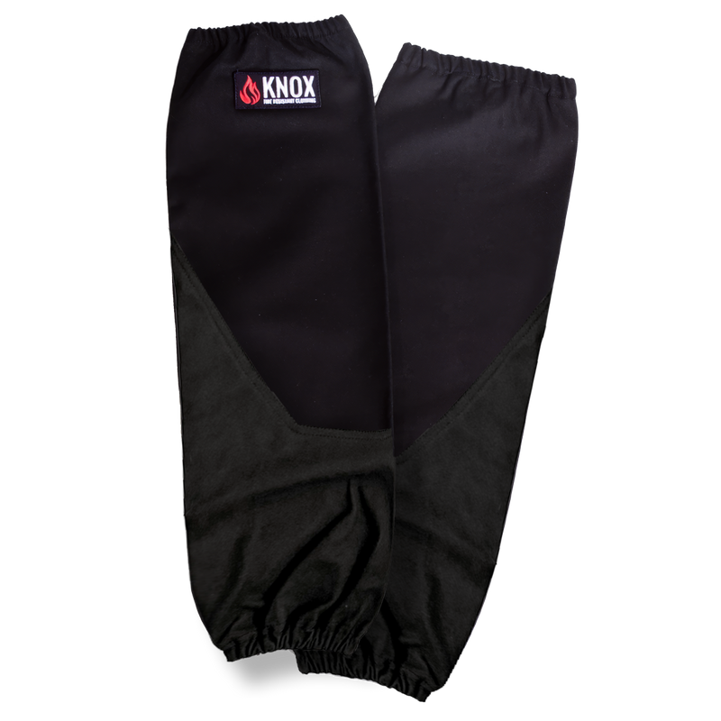Load image into Gallery viewer, Knox Split Leather FR Welding Sleeves (Black)
