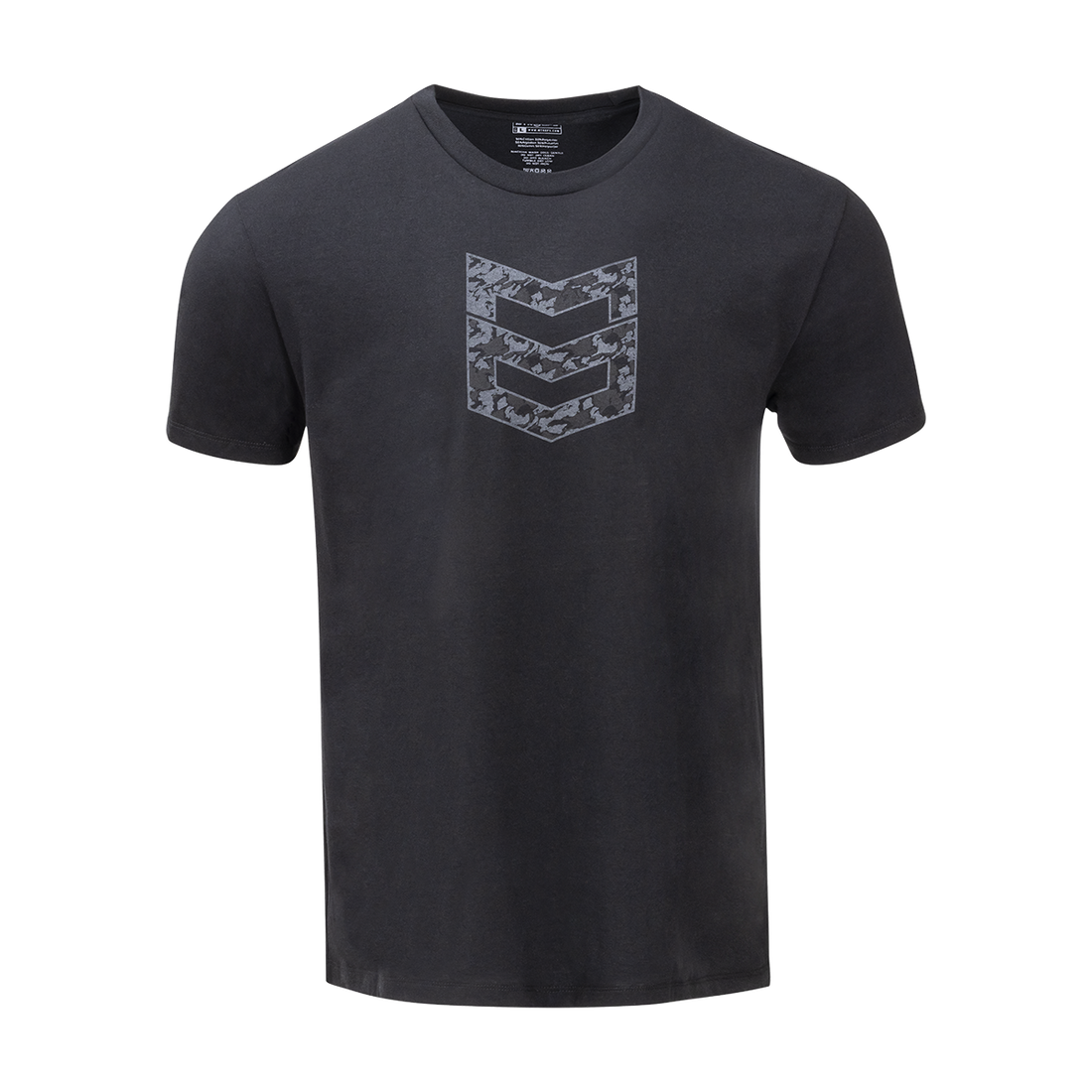 STACKED CAMO TEE - Black / XXL