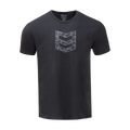 STACKED CAMO TEE - Black / XXL