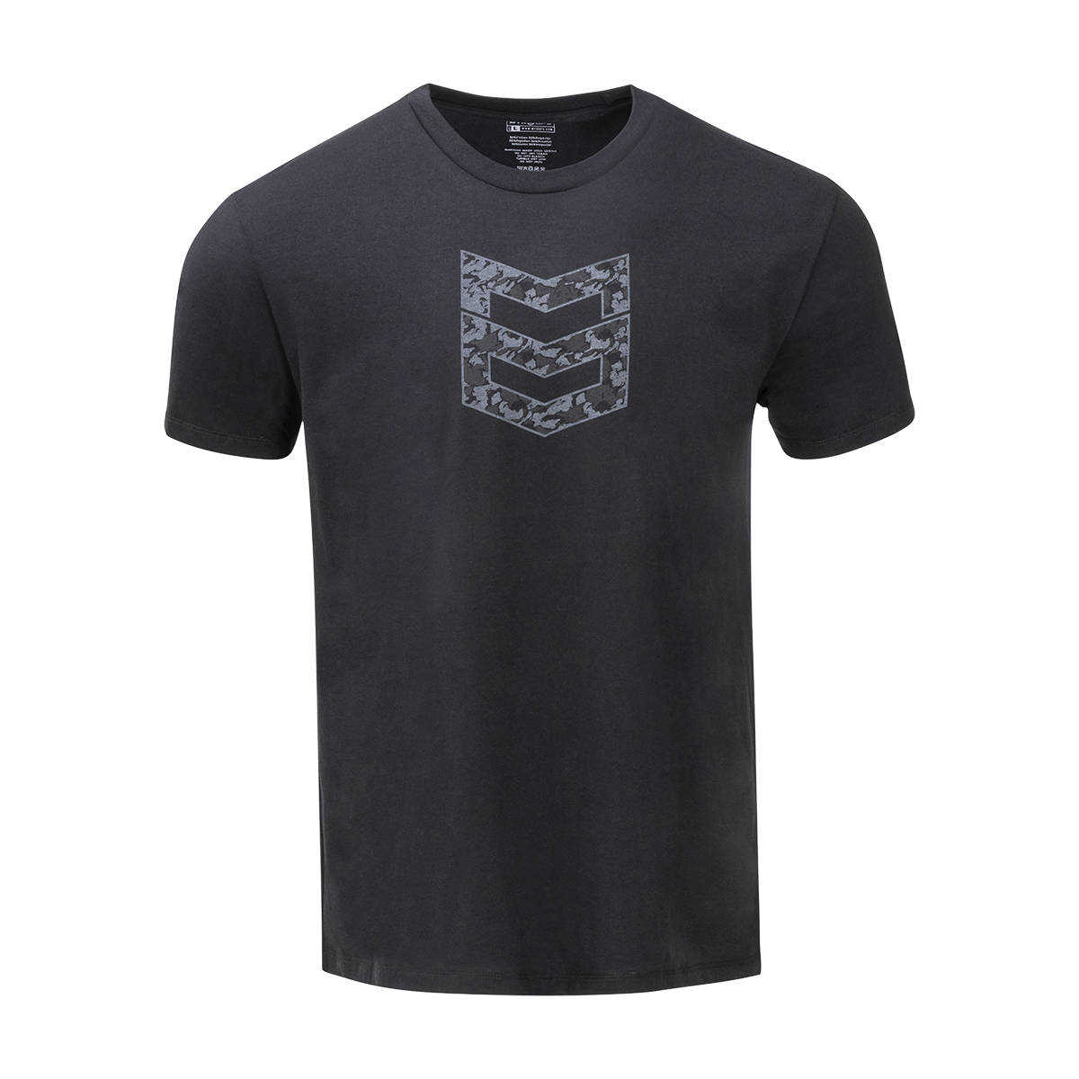 STACKED CAMO TEE - Black / XXL