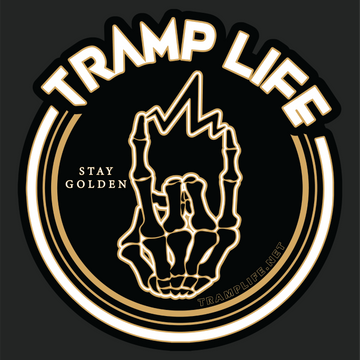 Stay Golden Blacked Out Sticker