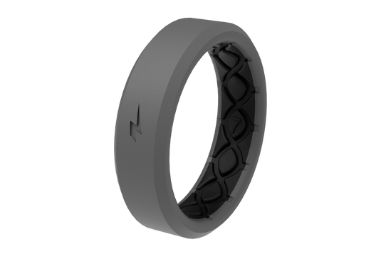 Zeus Storm Grey Thin Ring