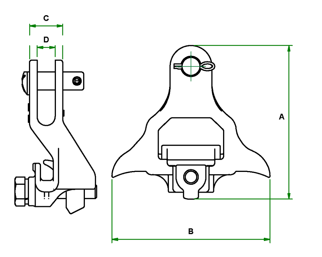 Pole Line Suspension Clamp