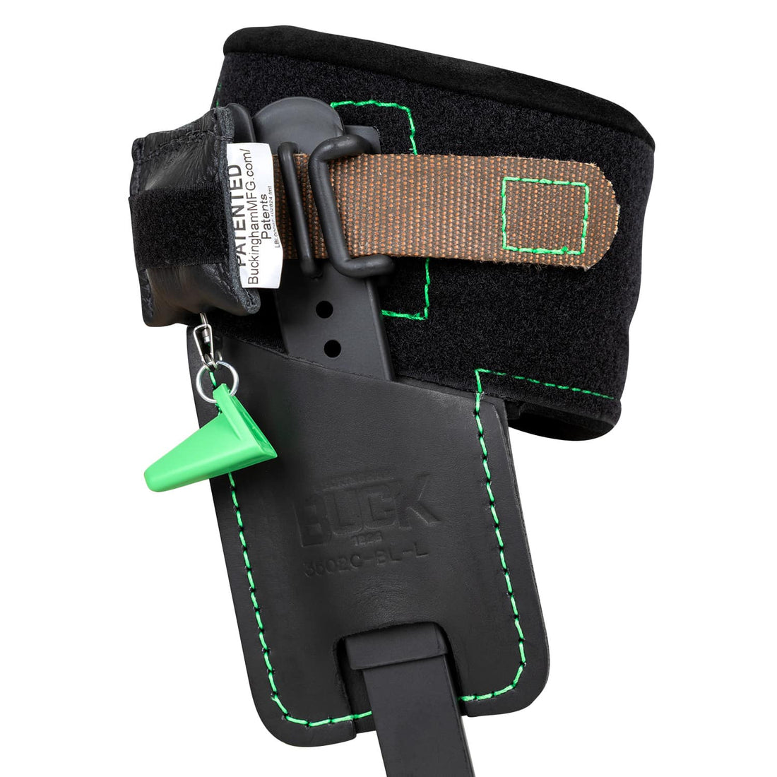Buckingham BuckLite™ Titanium Pole Climber Kit with GRIP™ and FastStrap™ Foot straps – TBG94K1FG-BL TBG94K1FG-BL