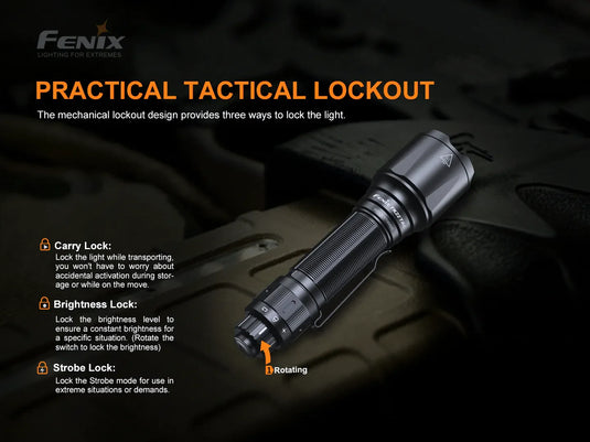 TAC Tactical Flashlight - 2800 Lumens - TK22