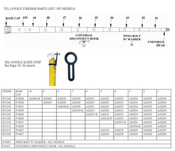 Tel-O-Pole II Repair Part - (53-A20256)