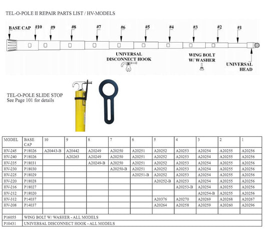 Tel-O-Pole II Repair Part - (53-A20253)