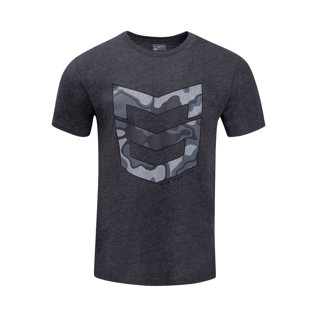 TERRAIN TEE - Heather Military / XXL