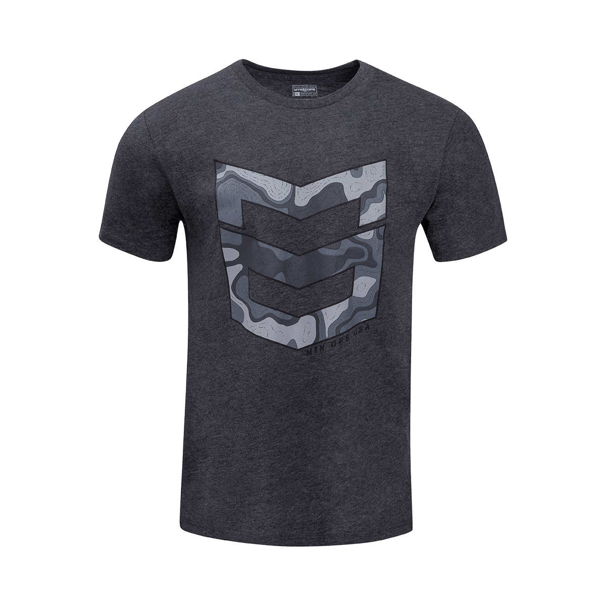 TERRAIN TEE - Heather Charcoal / XXL