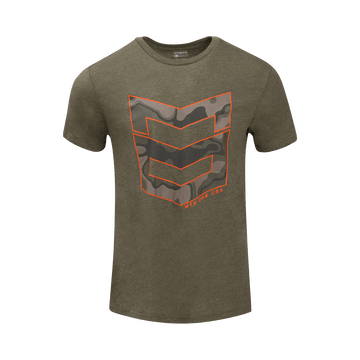TERRAIN TEE - Heather Military / XXL