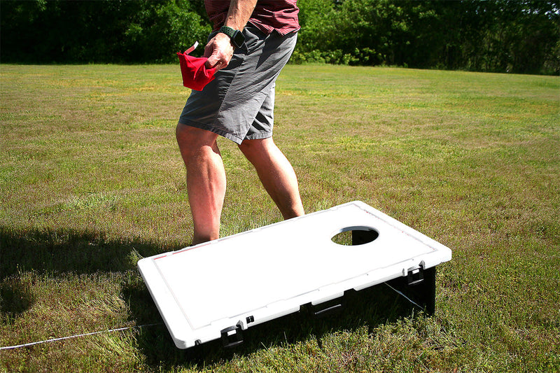 Load image into Gallery viewer, Line Roots Supply Cables Portable 2x3 Cornhole Bean Bag Toss Baggo Game
