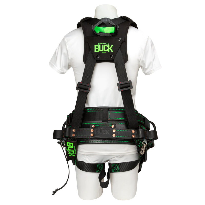 Load image into Gallery viewer, ADJUSTABLE SHORT BACK BELT™ H-STYLE HARNESS COMBO - U68L7NQ15
