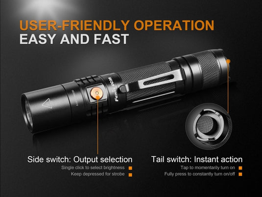 Fenix UC35 V2.0 LED Rechargeable EDC Flashlight