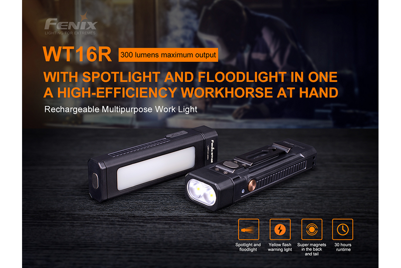 Load image into Gallery viewer, Fenix WT16R Rechargeable Work Light
