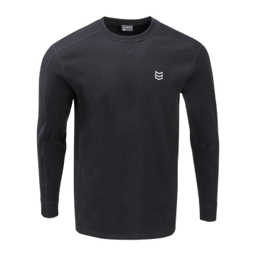 WAFFLE THERMAL - Black / 3XL