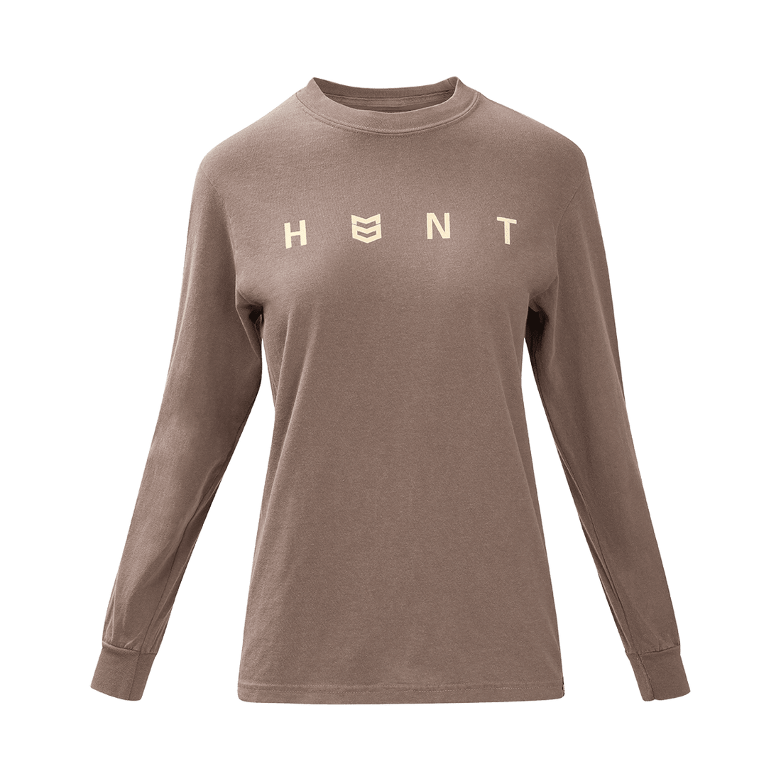 WOMEN'S H.U.N.T. LONG SLEEVE TEE - Grey / XXL