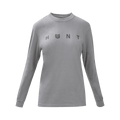 WOMEN'S H.U.N.T. LONG SLEEVE TEE - Grey / XXL