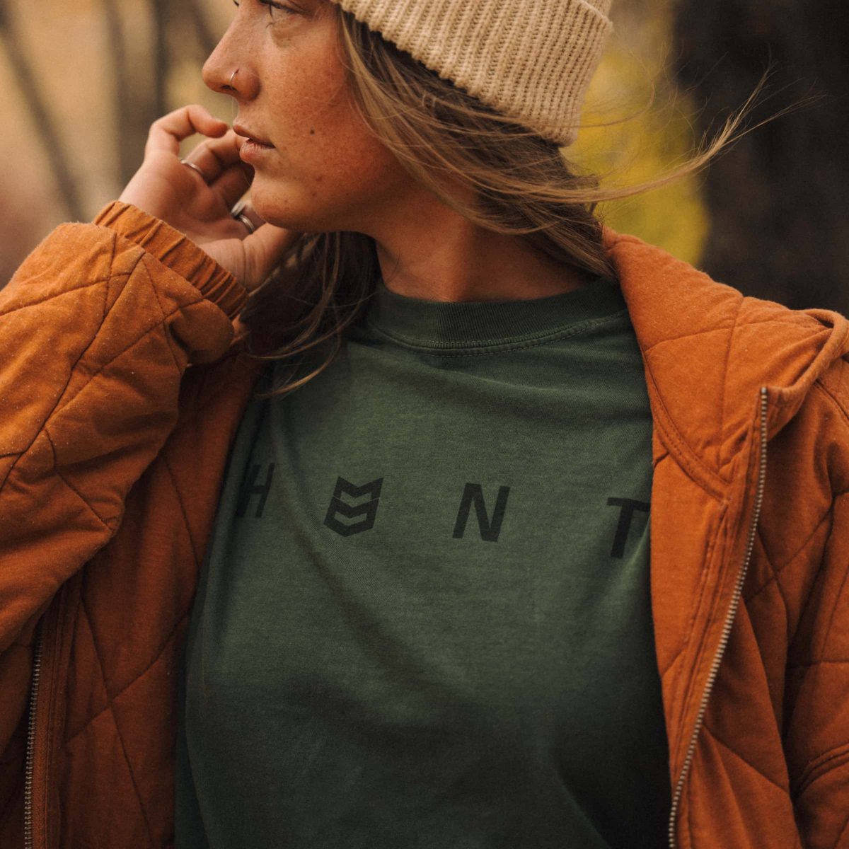 WOMEN'S H.U.N.T. LONG SLEEVE TEE