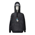 Neilsen FR/ARC Rated Black Softshell Fleece Hoodie made with PYRAD® WINDSTOPPER® Fabric by GORE-TEX LABS