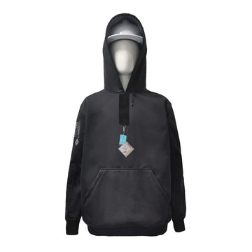 Neilsen FR/ARC Rated Black Softshell Fleece Hoodie made with PYRAD® WINDSTOPPER® Fabric by GORE-TEX LABS