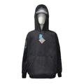 Neilsen FR/ARC Rated Black Softshell Fleece Hoodie made with PYRAD® WINDSTOPPER® Fabric by GORE-TEX LABS