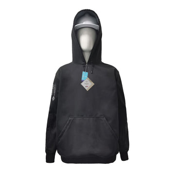 Neilsen FR/ARC Rated Black Softshell Fleece Hoodie made with PYRAD® WINDSTOPPER® Fabric by GORE-TEX LABS