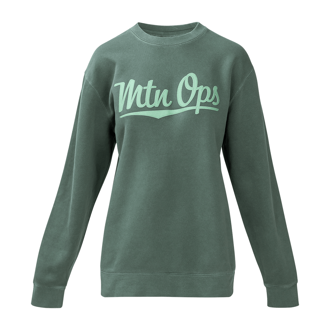 WOMEN'S APPLIQUE CREW SWEATSHIRT - Maroon / XXL