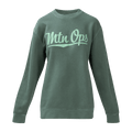 WOMEN'S APPLIQUE CREW SWEATSHIRT - Alpine Green / XXL