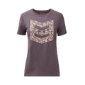 WOMEN'S FLORAL ICON TEE - Purple / XXL