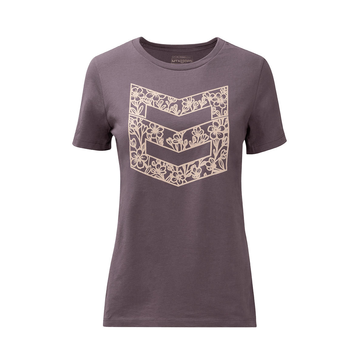 WOMEN'S FLORAL ICON TEE - Purple / XXL