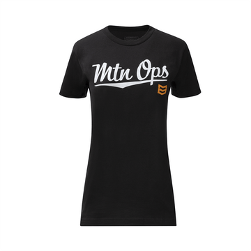 WOMEN'S SCRIPT TEE - Black / XXL