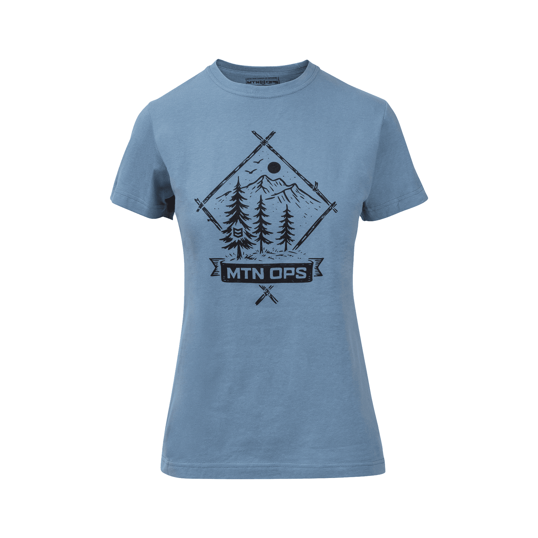 WOMEN'S EVERGREEN TEE - Slate / XXL