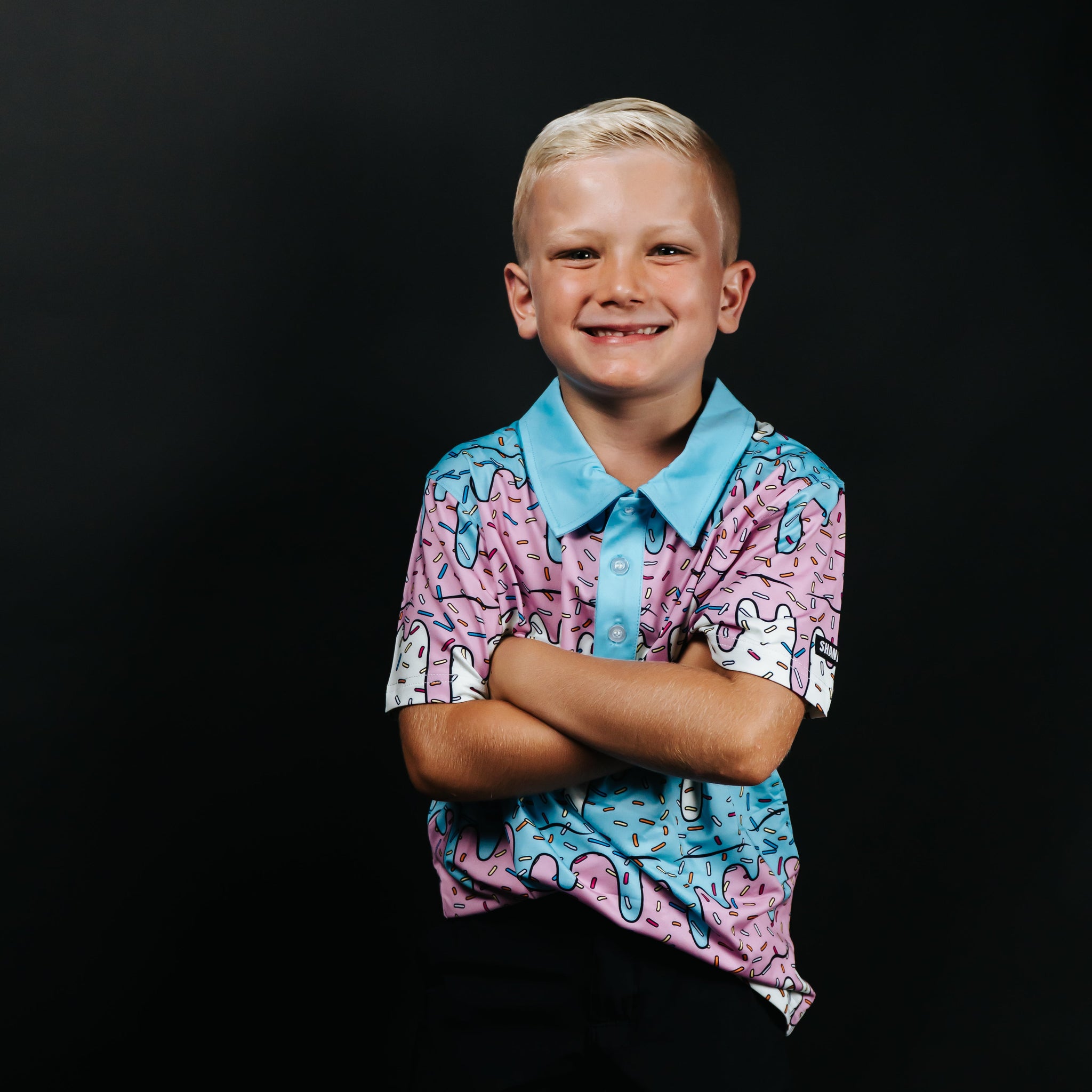 Youth Ice Cream Drip Polo