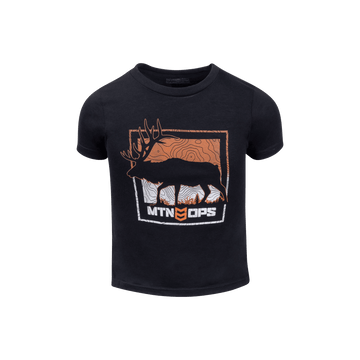 YOUTH TOPO TEE - Orange / XL