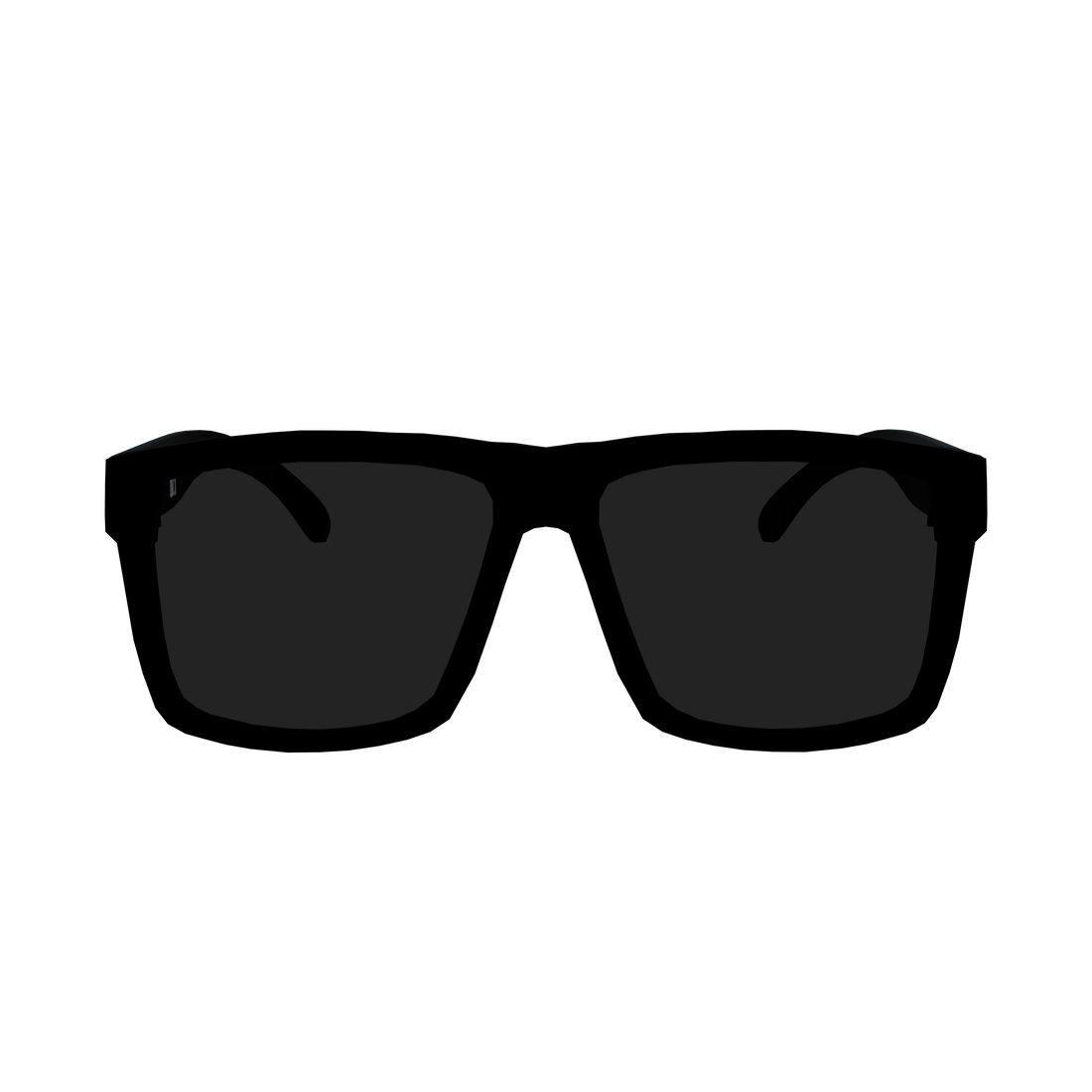 The Badger Z87 Sunglasses - Black