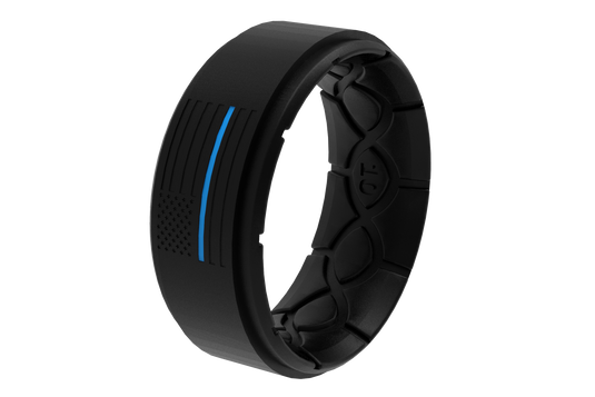 Zeus Step Hero Blue Line Midnight Black Ring