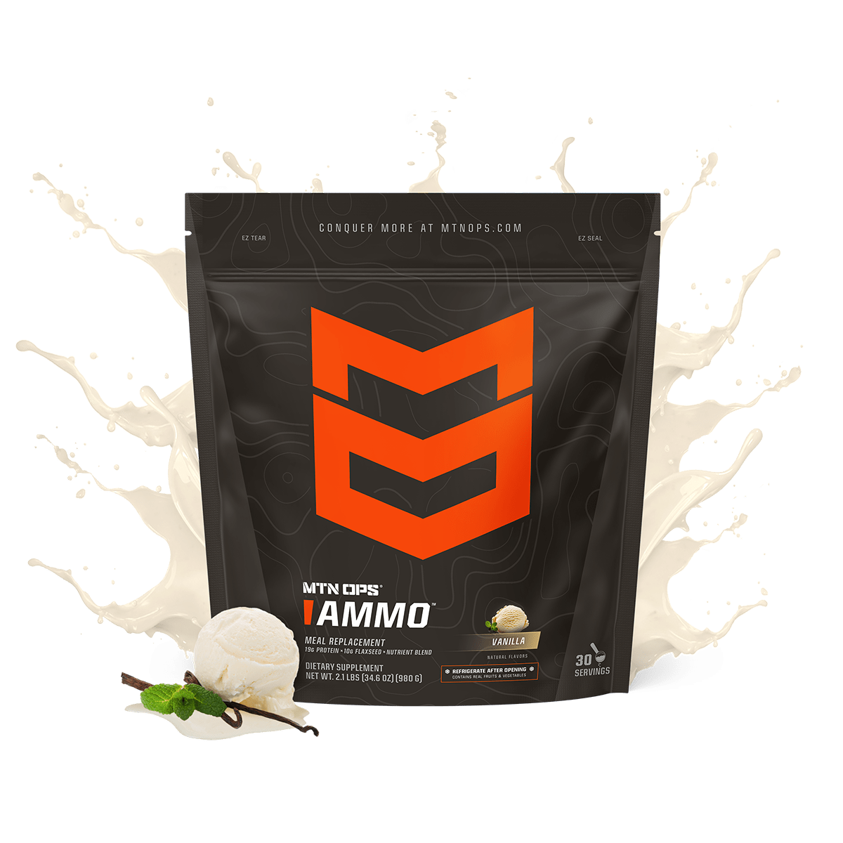 AMMO - Vanilla / Pouch - 30 Servings