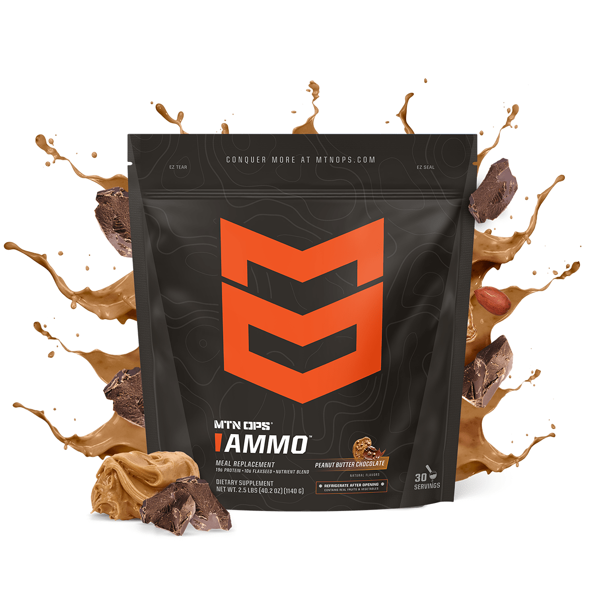 AMMO - Peanut Butter Chocolate / Pouch - 30 Servings