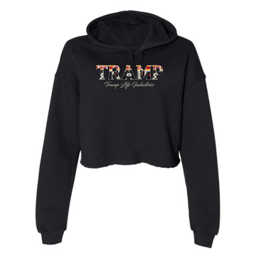 Tramp Pendleton Women's Crop Hoodie