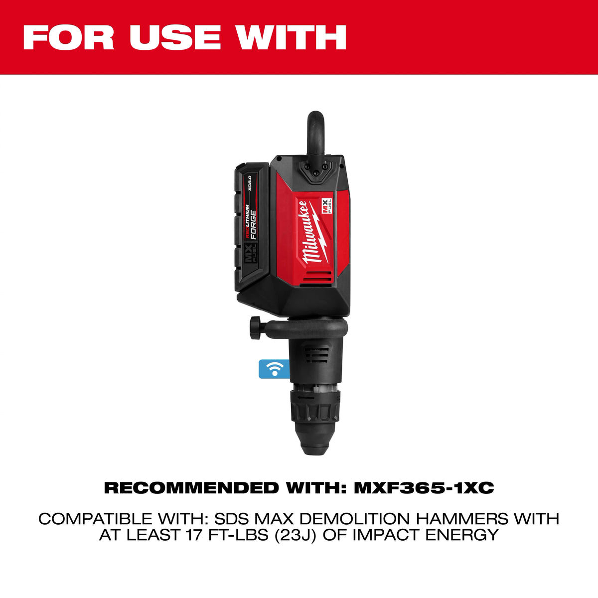 Milwaukee 48-62-4070 SDS MAX demolition hammer compatibility