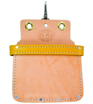 Bashlin Leather Bolt & Nut Bag W/Reinforced Top - 25PLS