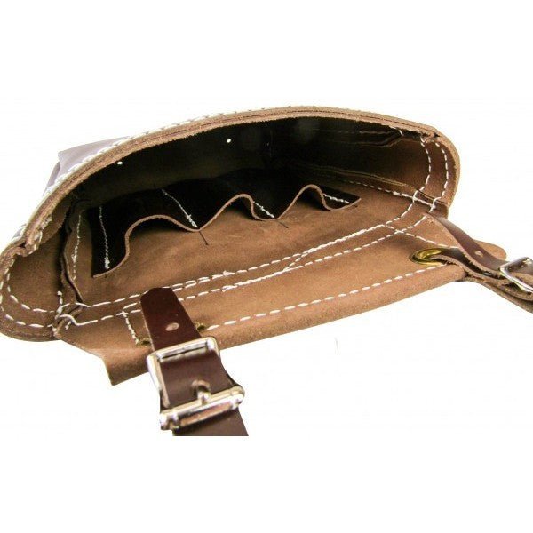 Bashlin Leather Bolt & Nut Bag Lineman Ditty Bag - 26DRM