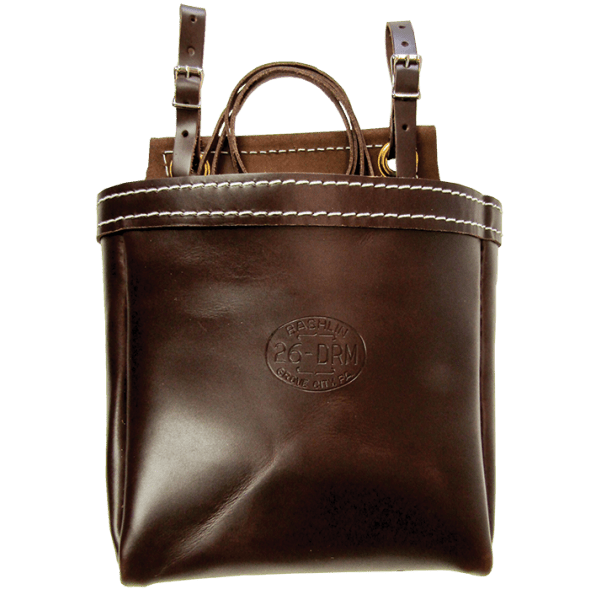 Bashlin Leather Bolt & Nut Bag Lineman Ditty Bag - 26DRM
