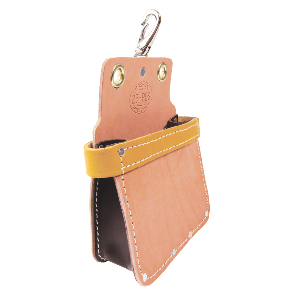Bashlin Leather Bolt & Nut Bag W/Reinforced Top - 25PLS