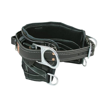 Bashlin Linemans Leather 4 D-Ring Positioning Tool Belt - 88UX4DCC