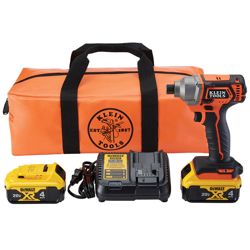 Load image into Gallery viewer, Battery-Operated Compact Impact Driver, 1/4-Inch Hex Drive, Full Kit - (94-BAT20CD1)
