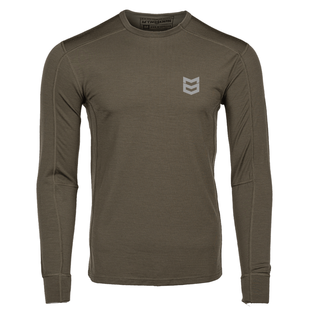 BATTLEGROUND MERINO CREW 180G - Brush / XXL
